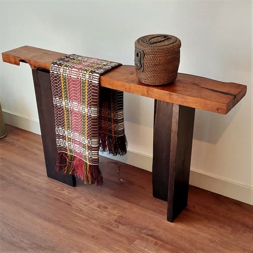 Rare Camellia entry way table | Console Table in Tables by SjK Design Studios. Item composed of wood in asian style