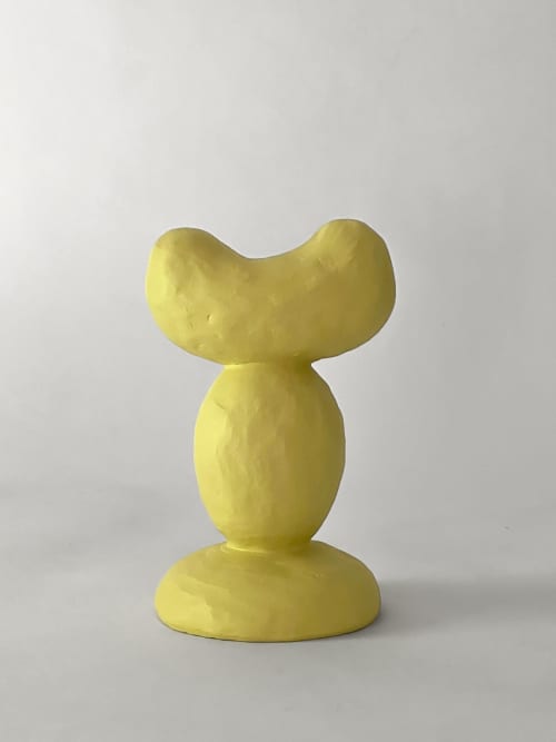 Little Guy No. 7 | Sculptures by Meg Morrison. Item composed of ceramic compatible with mid century modern and eclectic & maximalism style