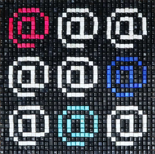 Where you at? | Mixed Media by Erik Jensen Art. Item composed of synthetic compatible with contemporary and modern style