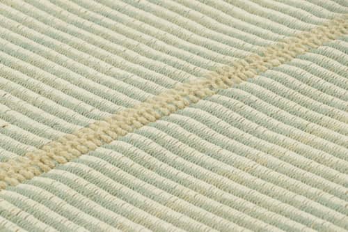 Rug & Kilim’s Contemporary Kilim in Blue and Ivory White | Area Rug in Rugs by Rug and Kilim