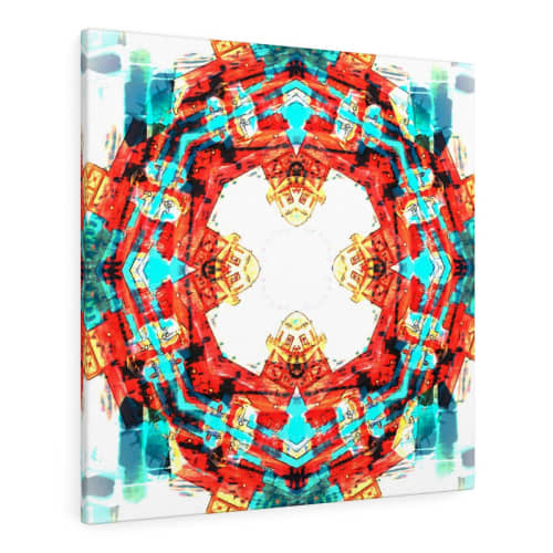 Towers _ 1696 | Prints in Paintings by Petra Trimmel. Item composed of canvas and paper
