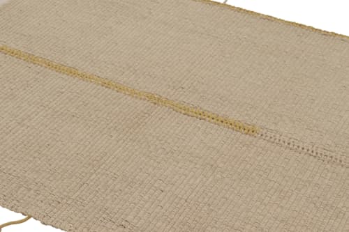 Rug & Kilim's Accent Kilim, Beige Textural Stripes | Area Rug in Rugs by Rug and Kilim