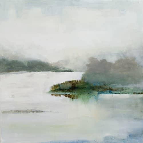 "Rowing Over" giclée on canvas, unstretched | Oil And Acrylic Painting in Paintings by J Austin Jennings. Item composed of canvas