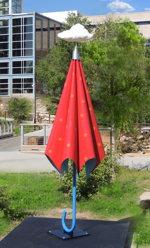 "Miss Poppins' Favorite" | Public Sculptures by Justin Deister. Item composed of steel