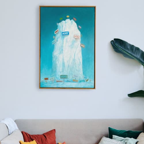 "Last Call" ~ Painting | Oil And Acrylic Painting in Paintings by Michael Kerbow. Item made of canvas works with contemporary style