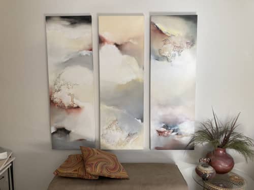 'Infinity' | Mixed Media by Melanie Warsinske Art. Item composed of synthetic