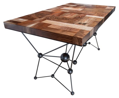Molicule | Dining Table in Tables by Cline Originals. Item made of maple wood & steel compatible with eclectic & maximalism and industrial style