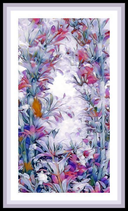 Flowers | Digital Art in Art & Wall Decor by Ziya Tatar. Item composed of canvas and metal