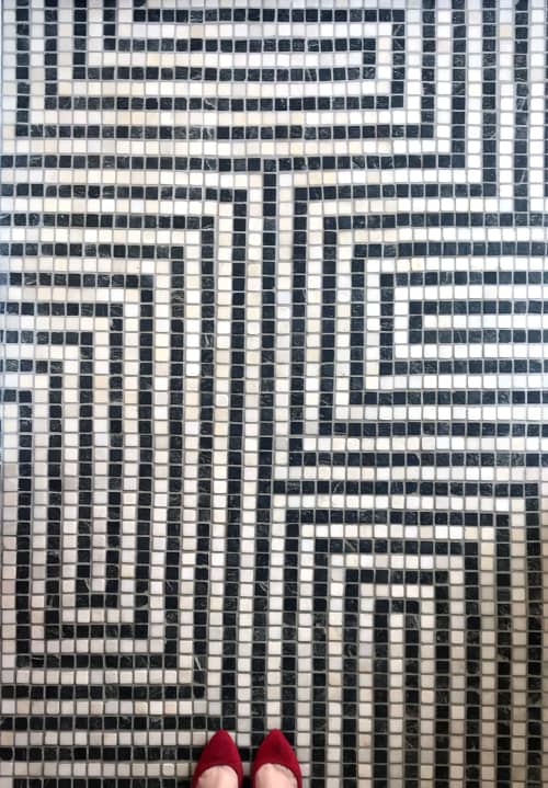 Tile floor pattern | Tiles by Molly Fitzpatrick. Item made of marble