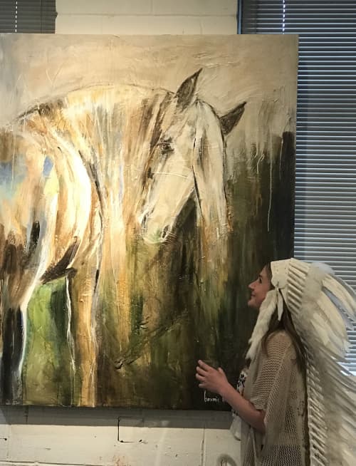 Bonnie Beauchamp-Cooke | Oil And Acrylic Painting in Paintings by Bonnie Beauchamp Cooke. Item composed of canvas and synthetic