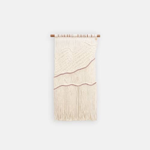 Aurora II - Wall hanging | Macrame Wall Hanging in Wall Hangings by Alexandra D. Item composed of wood & cotton compatible with boho and minimalism style