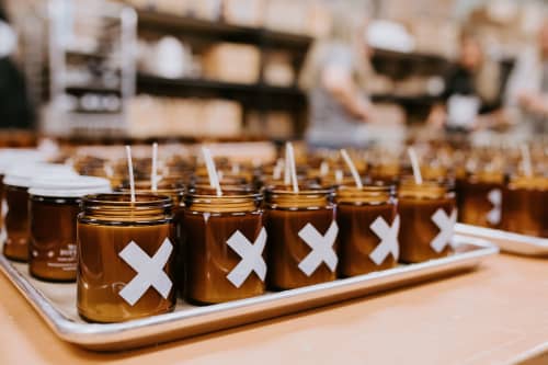 element vin skillevæg Soy Candles- Production House by Wax Buffalo at Wax Buffalo Pure Soy Candle  Co., Lincoln | Wescover Lighting