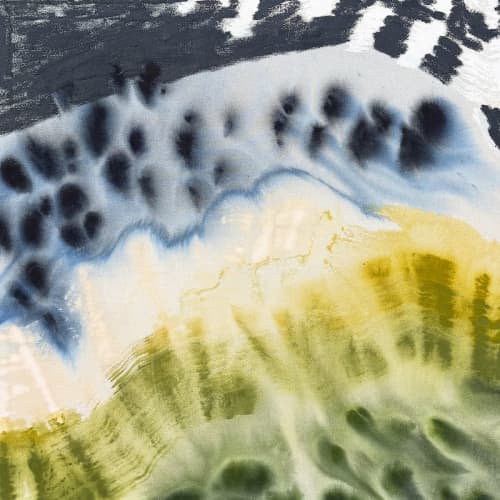 Summer Storm Series No. 14 | Oil And Acrylic Painting in Paintings by Beth Winterburn. Item composed of canvas in contemporary style