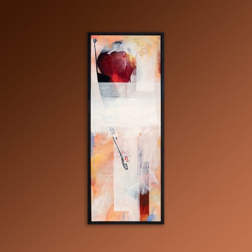 As A Child I Was | Oil And Acrylic Painting in Paintings by Angela Licciardi Art. Item made of canvas & synthetic