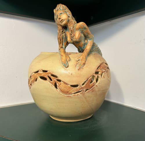 Resting Mermaid | Sculptures by Feats Of Clay