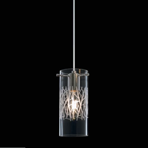 Woods Glass Pendant | Pendants by ILEX Architectural Lighting | ARCH Orthodontics in Westwood. Item made of steel & glass