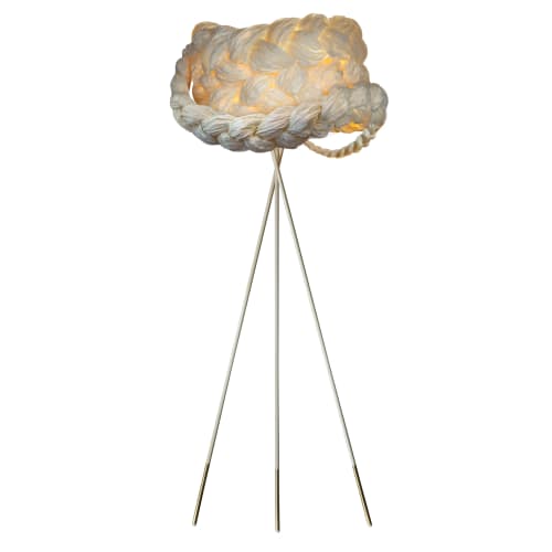 The Bride Floor Lamp - Large | Lamps by Marie Burgos Design and Collection | d&d Building in New York. Item composed of fiber