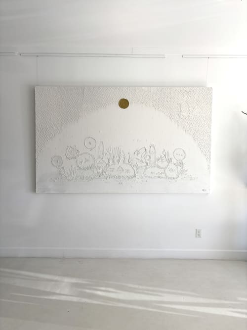 soleil écrasant | Oil And Acrylic Painting in Paintings by Jayarr Steiner