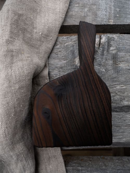 LERKI Coaster no.1 Made from Icelandic Larch | Tableware by Reynir Woodcraft. Item made of wood works with minimalism & japandi style