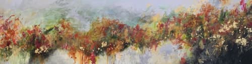 The Ridge 🔴 | Oil And Acrylic Painting in Paintings by Darlene Watson Abstract Artist
