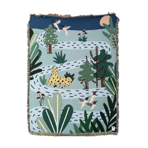 GENESIS - Woven Throw Blanket- Day 2 | Linens & Bedding by Studio NAMA | Tel Aviv-Yafo in Tel Aviv-Yafo