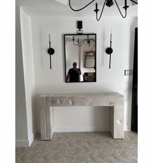 Reclaimed Wood Console Table | Tables by Bent Studio. Item made of wood