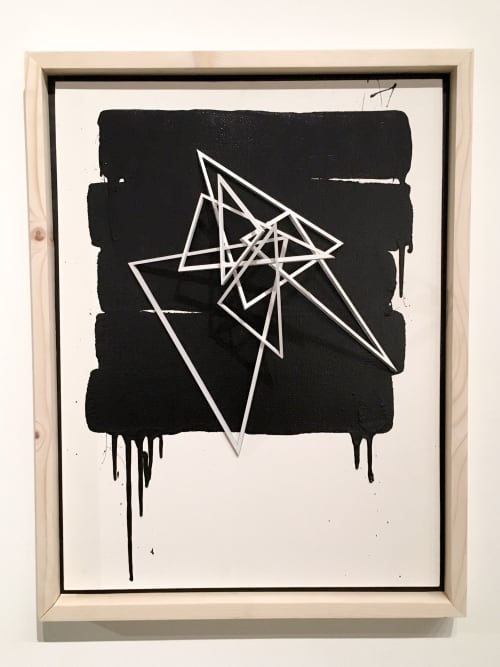 Heuristic Forms Series | Mixed Media by Strider Patton. Item made of wood with synthetic