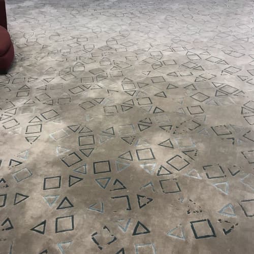 Rug by Changespace at Burj Khalifa/ Dubai Mall Metro Station, Dubai