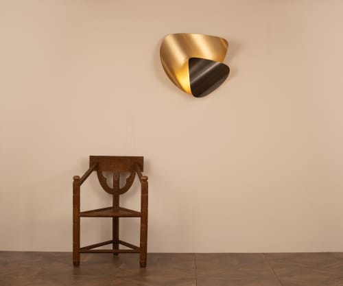 Bonnie Sconce | Chandeliers by Ovature Studios. Item composed of brass in mid century modern or contemporary style