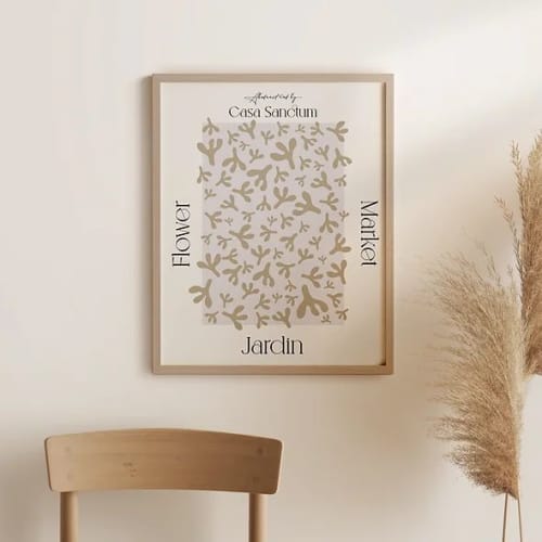 Jardin | Prints by Casa Sanctum. Item made of paper works with minimalism & contemporary style