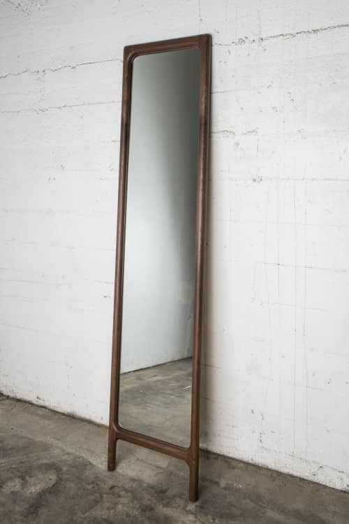 Rian Mirror | Decorative Objects by Semigood Design. Item composed of wood & glass