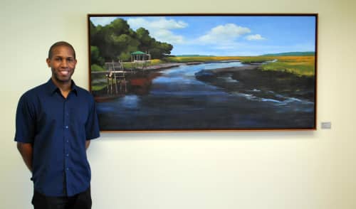 Quiet Time | Oil And Acrylic Painting in Paintings by Keith Doles | Baptist Medical Center South in Jacksonville