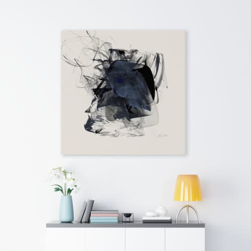 Convolution 11743 | Oil And Acrylic Painting in Paintings by Rica Belna. Item composed of canvas and synthetic
