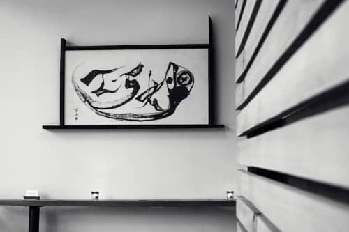 Komyo - Nimble | Mixed Media by SORA | Nimblefish in Portland. Item made of canvas with paper