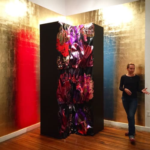 Midnight Oil | Sculptures by Darcie Book | School 33 Art Center in Baltimore. Item composed of synthetic