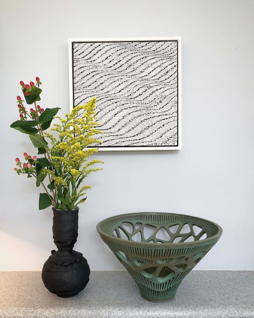 Black Vase | Vases & Vessels by Justin Donofrio