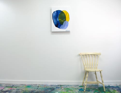 SoCal 08 | Oil And Acrylic Painting in Paintings by Claire Desjardins. Item made of canvas & synthetic