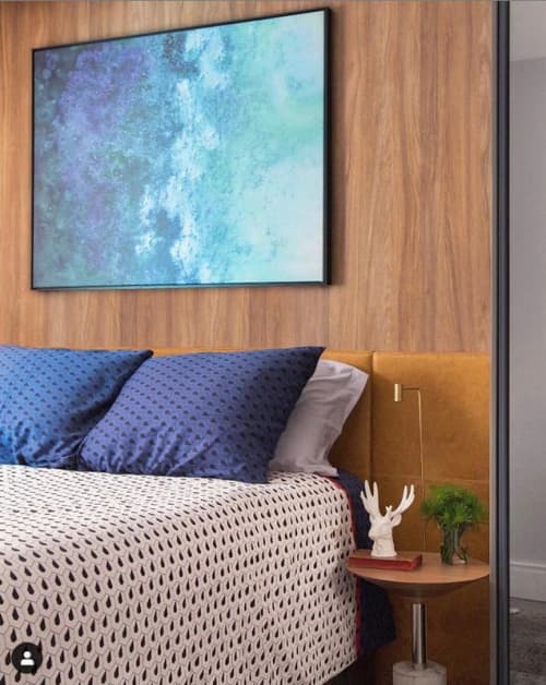 "Matter of Perception 6" Fine Art Print in Private Residence | Prints by Julia Di Sano. Item made of paper