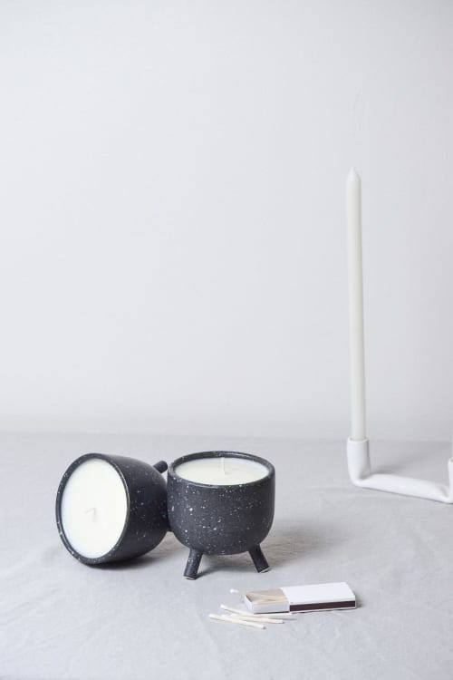 Granite Candles | Lighting by Stone + Sparrow