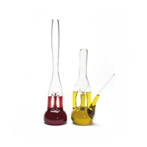 Oil + Vinegar | Vessels & Containers by Esque Studio. Item composed of glass