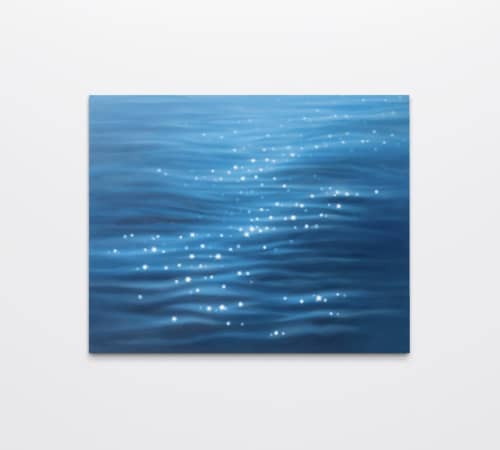 Carried by Light - RWJ Barnabas Health | Oil And Acrylic Painting in Paintings by Laura Browning. Item works with minimalism & contemporary style