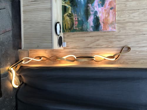 Link Light | Wall Sculpture in Wall Hangings by Art of Plants and Elliptic Designs | Bay Area Made x Wescover 2019 Design Showcase in Alameda. Item made of wood