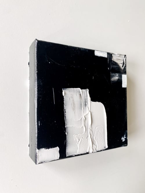 SOLD MINI Modern Abstract Original Art | Oil And Acrylic Painting in Paintings by NAMYOONSOO ART. Item made of canvas with synthetic works with minimalism style
