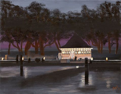 Hilton Head Gift Shop - Vibrant Giclée Print | Prints in Paintings by Michelle Keib Art. Item composed of paper