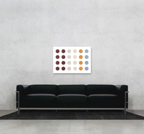 Abstract Print 'Expecting Rain' | Prints by Scott Woodward Meyers Art. Item composed of paper in minimalism or mid century modern style