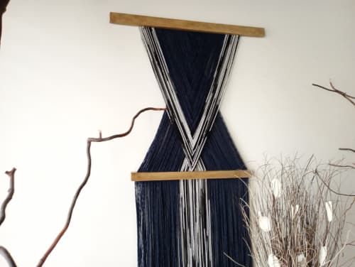 Macrame Wall Décor ,Macrame Wall Art, | Tapestry in Wall Hangings by Magdyss Boutique. Item made of fiber compatible with boho and art deco style
