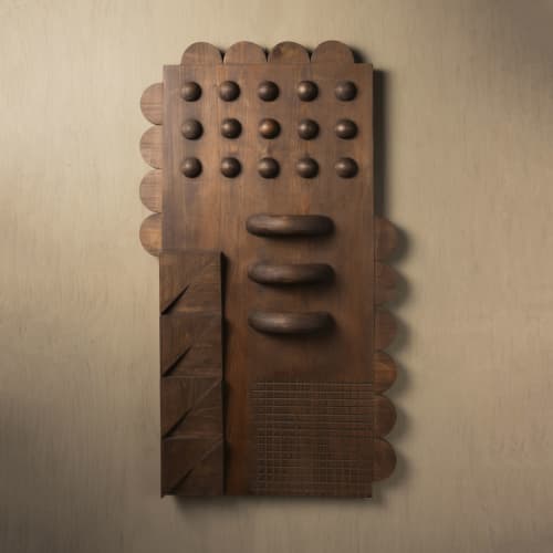 Sphere II Wall Hanging | Sculptures by Meso Goods. Item composed of wood compatible with contemporary style