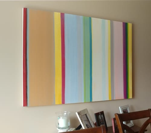 "Thirty-Something" | Oil And Acrylic Painting in Paintings by Matthew Mahler. Item composed of canvas