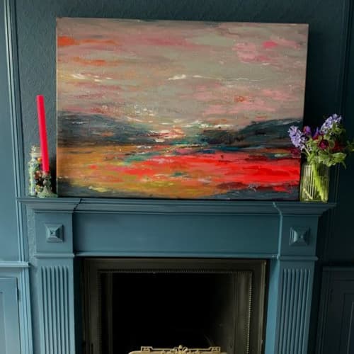 ‘Dark sands’ | Mixed Media by Tipperleyhill. Item made of canvas & synthetic