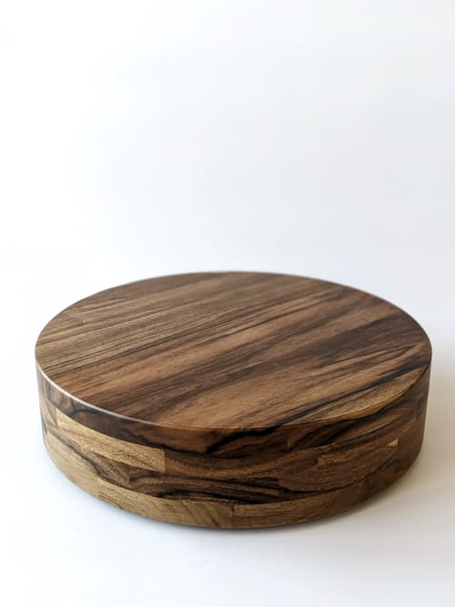 Plant stand on wheels- Walnut m - made to order | Plants & Landscape by Kat | Home Studio. Item made of walnut works with minimalism & mid century modern style
